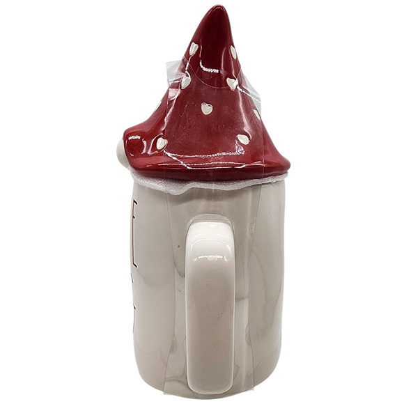 Rae Dunn LOVE BUG Coffee Mug w/ Gnome Topper New 2021 - Picture 2 of 7